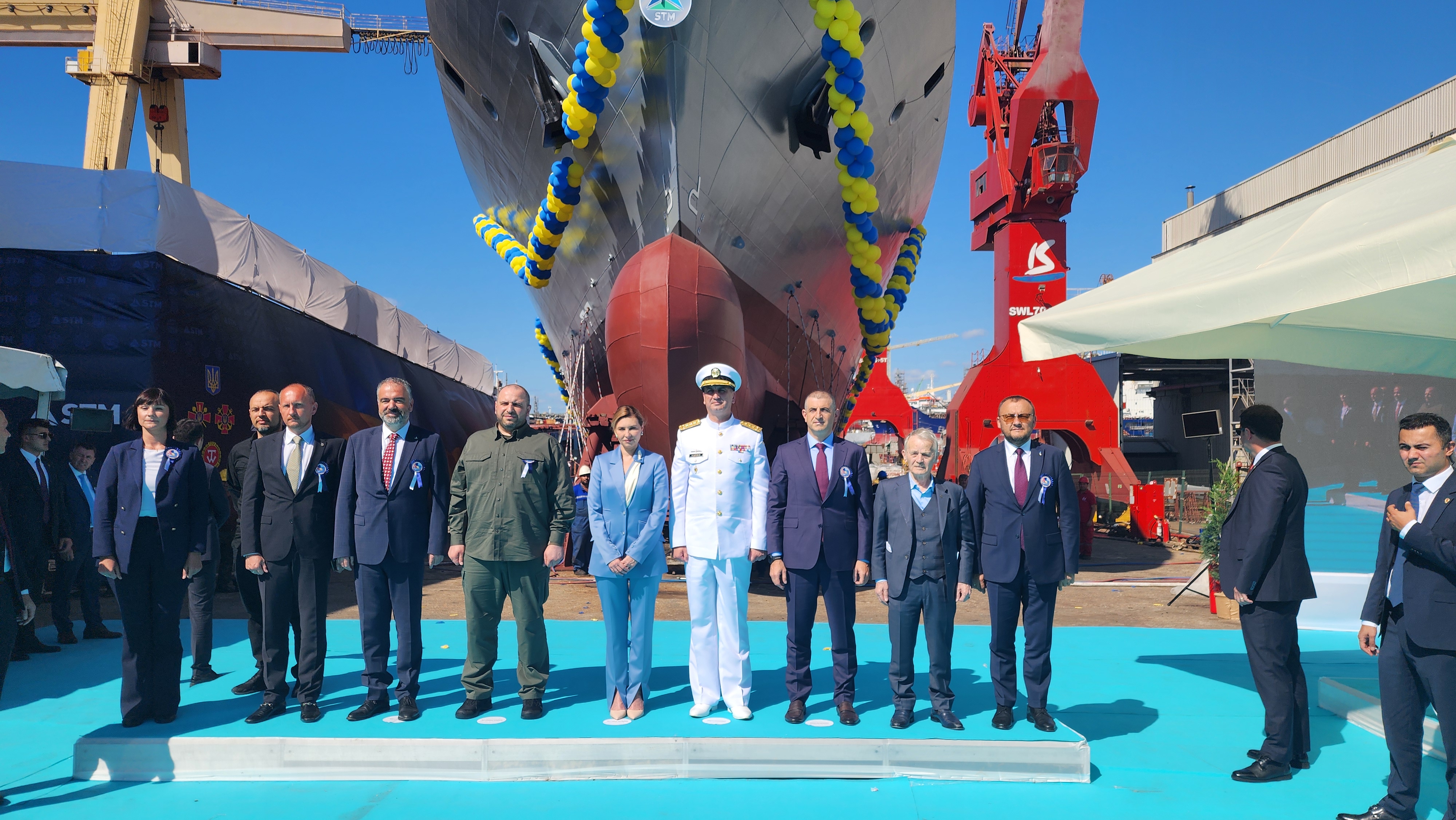 A segunda corveta ucraniana classe Ada, Hetman Ivan Vigovskiy (F-212), foi lançada na Turquia.