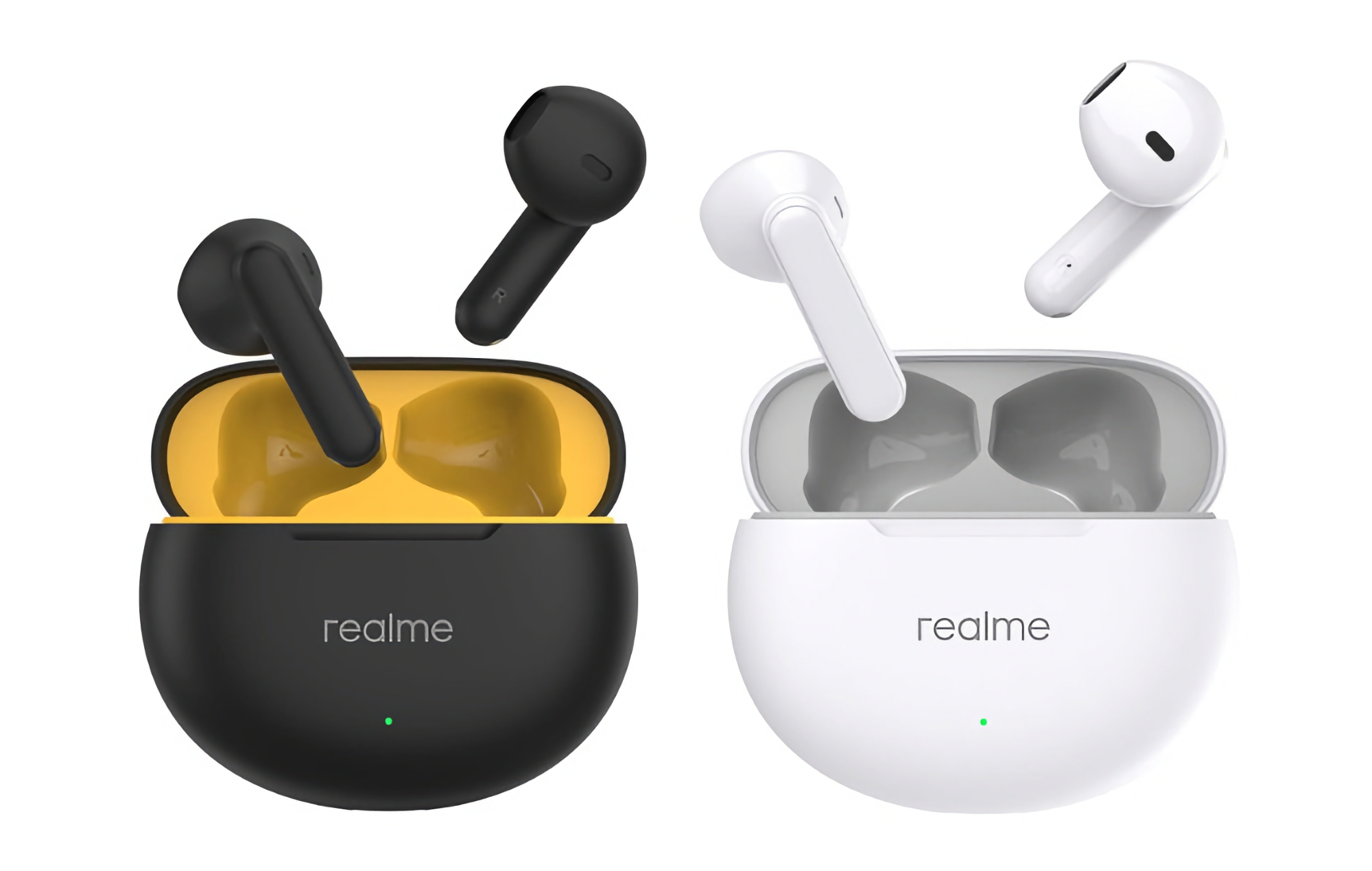 realme Buds T01: fones de ouvido TWS com Bluetooth 5.4, proteção IPX4, Google Fast Pair e até 28 horas de duração da bateria por US$ 15