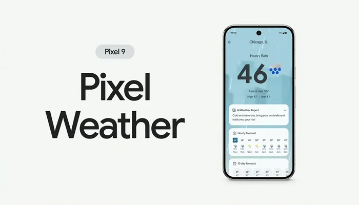 Google atualiza aplicativo Pixel Weather com integração de IA e mapa de precipitação