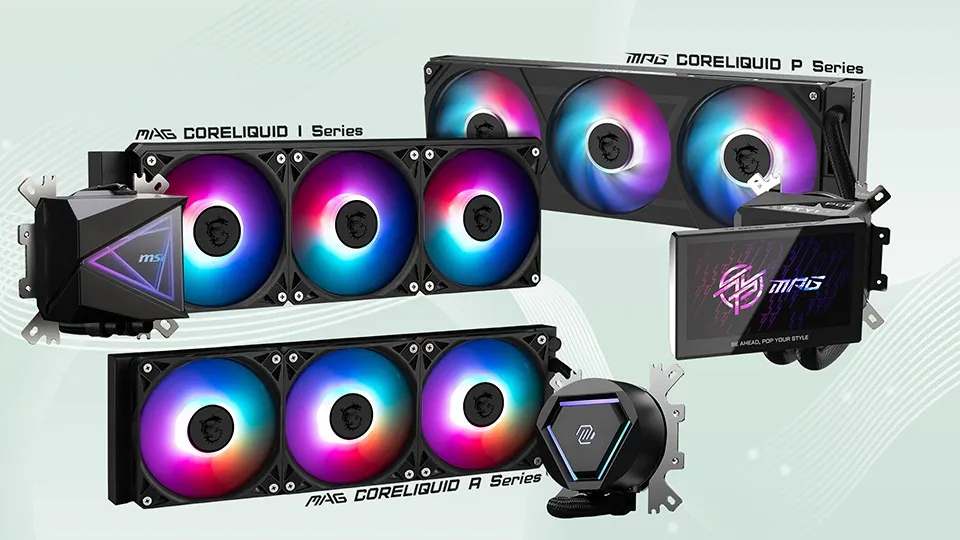 MSI apresenta nova série de coolers AIO MAG CORELIQUID I