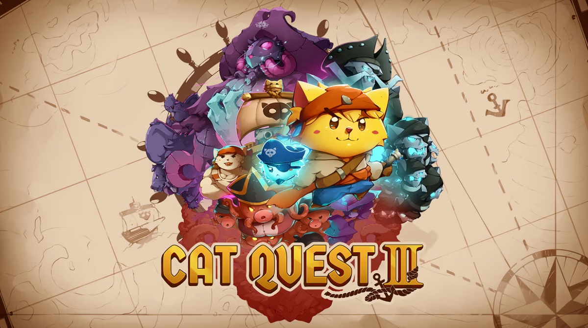 As aventuras dos piratas felinos começam! Por ocasião do lançamento do Cat Quest III, os desenvolvedores lançaram um trailer especial