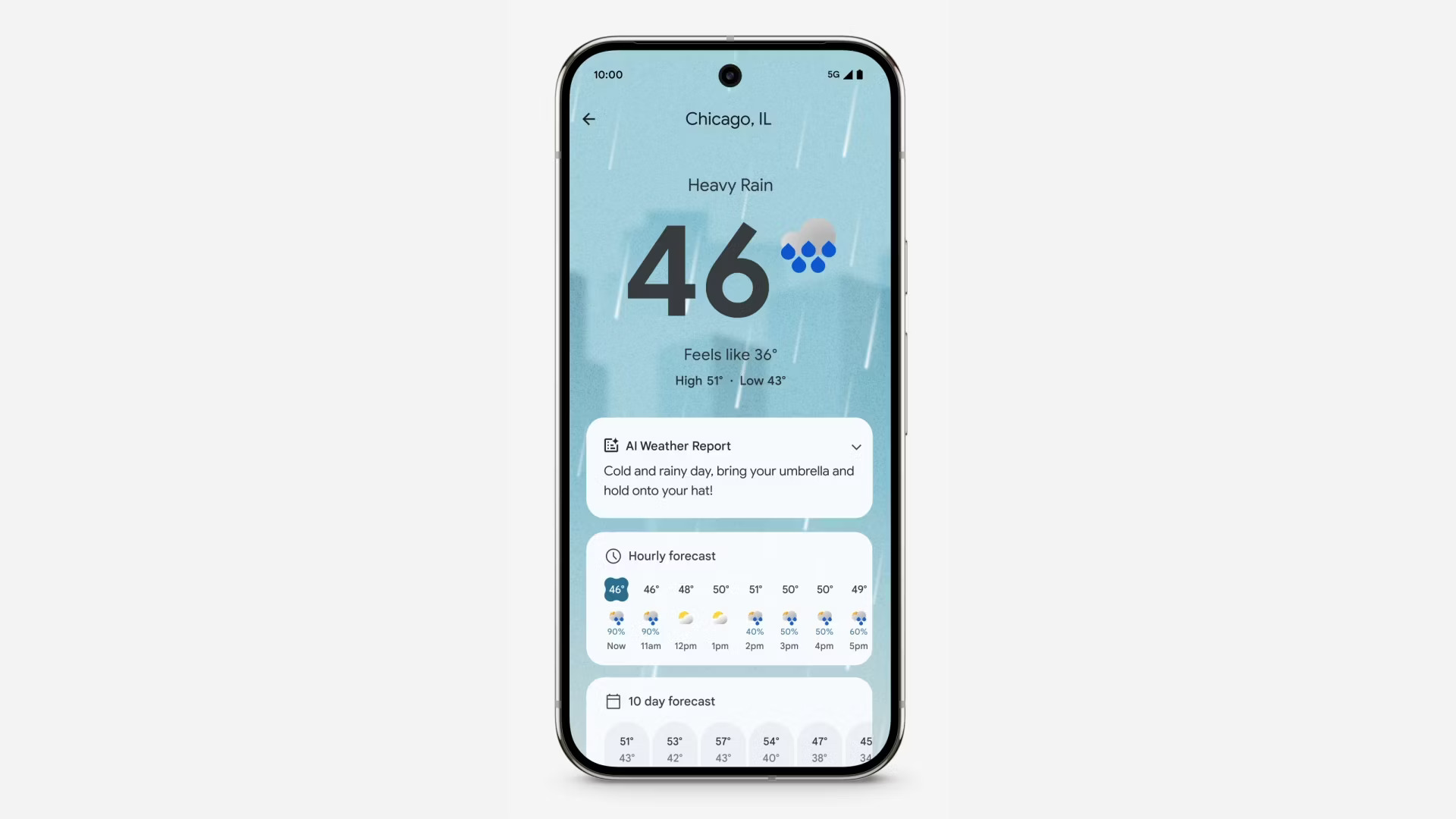 Aplicativo Pixel Weather disponível em breve para tablets Pixel e smartphones mais antigos