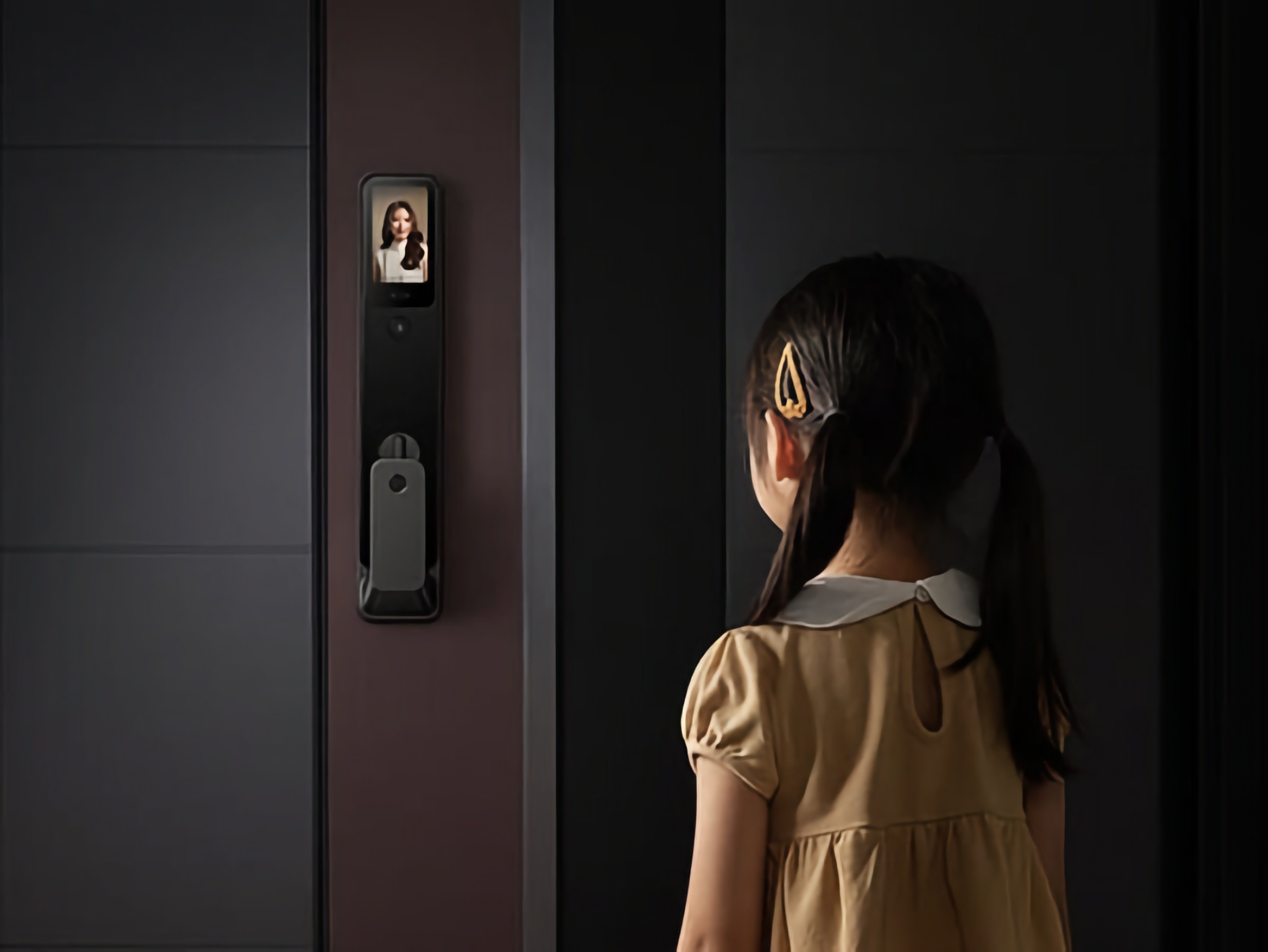 A Xiaomi revelou a Smart Door Lock 2 Pro com função de escaneamento facial 3D e uma grande tela embutida