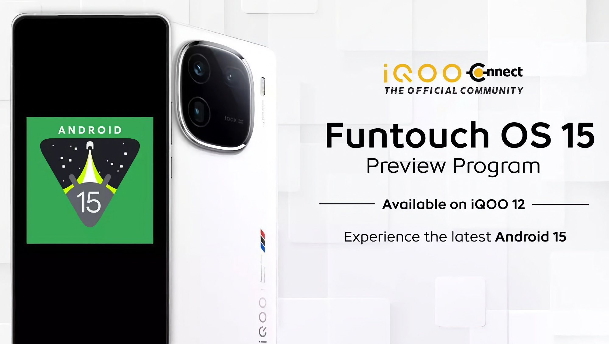 O iQOO 12 e o vivo X100 Pro em breve receberão o Android 15 beta com Funtouch OS 15 a bordo