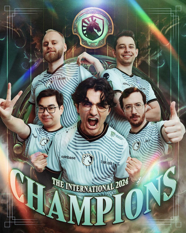 Team Liquid se tornou campeão do The International 2024 Dota 2 com uma vitória brilhante sobre Gaimin Gladiators-2