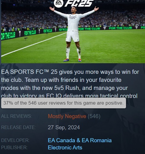 Estrelas do futebol mundial no trailer de lançamento do EA Sports FC 25 - mas será que ele salvará o jogo? As primeiras avaliações dos jogadores sobre o novo simulador são fortemente negativas-2