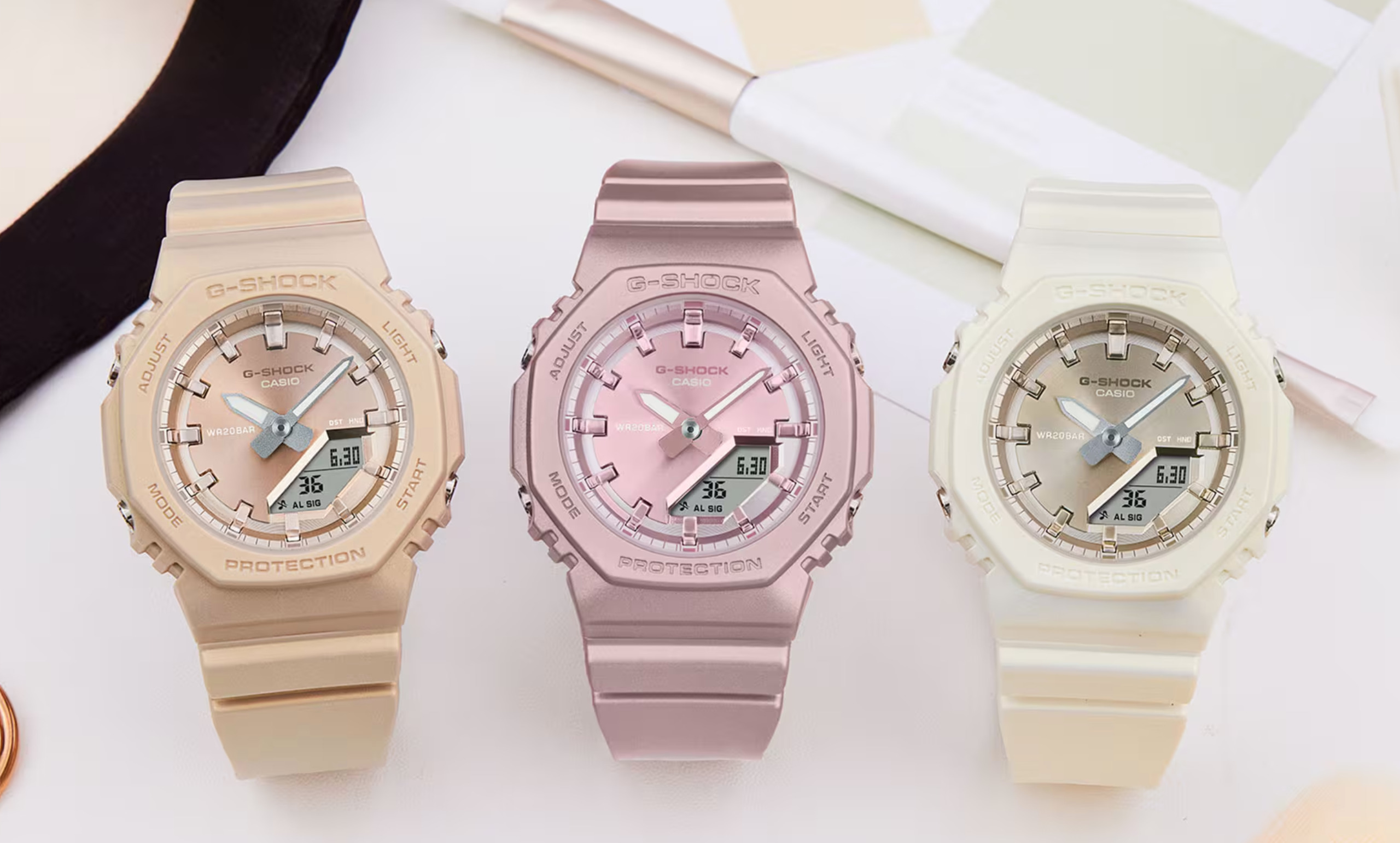 Casio apresenta nova coleção feminina G-SHOCK GMAP2100ST com bio-resina ecológica por US$ 130