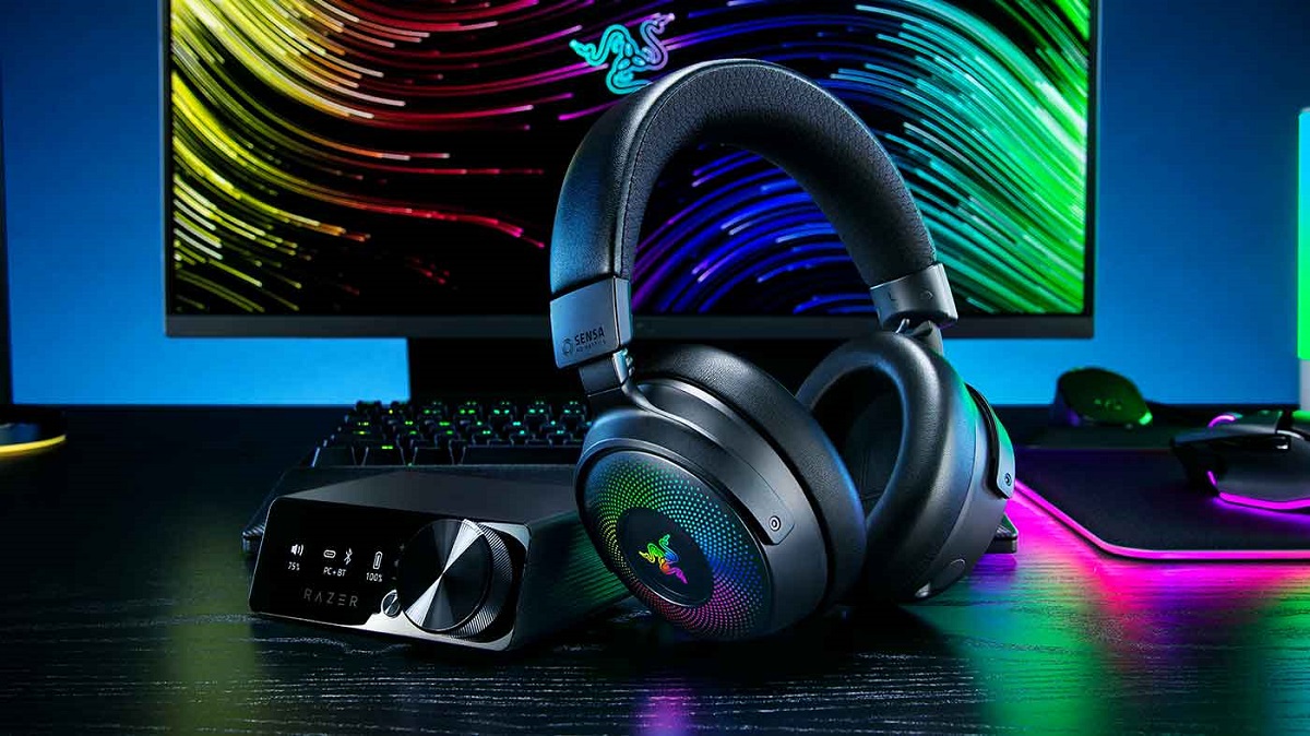 Som sem precedentes e imersão total: a Razer revelou o mais recente headset para jogos Kraken V4 Pro