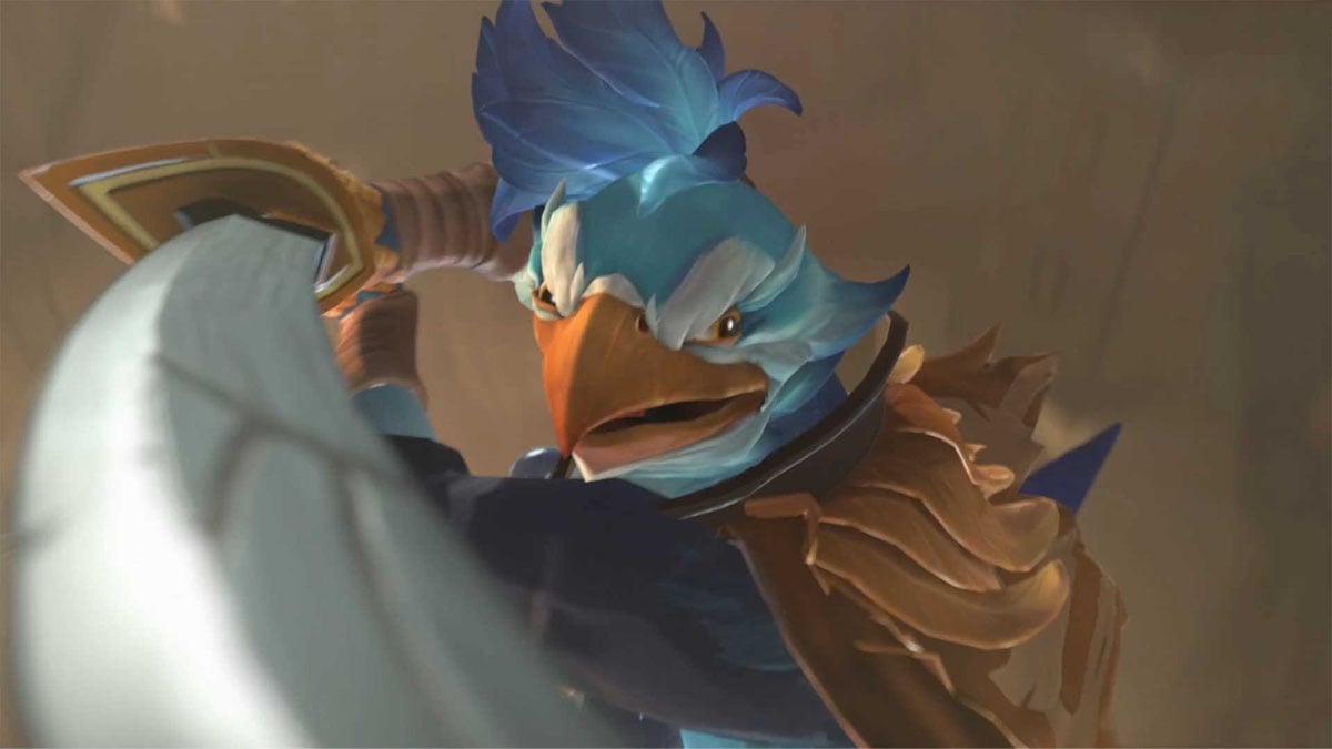 O pássaro samurai Kez será um novo personagem do Dota 2: Valve revelou um trailer colorido de um herói incomum