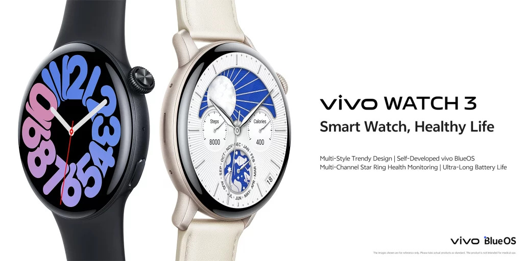 Vivo apresenta Vivo Watch 3 com BlueOS: um relógio com até 16 dias de bateria